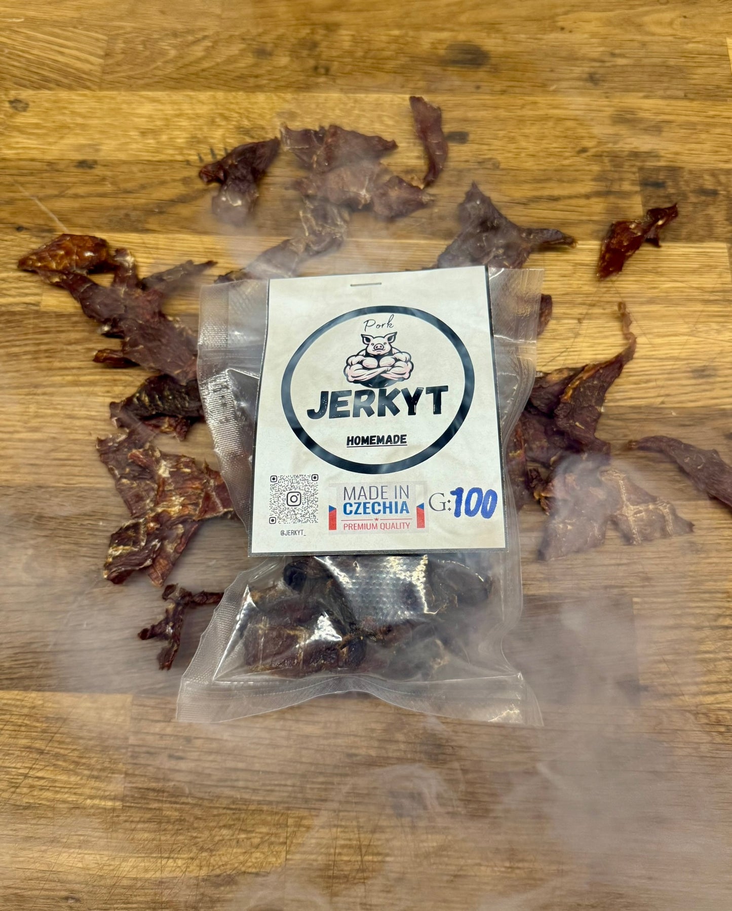 🐷 Smokin’ Swine – Pork Jerky 100G